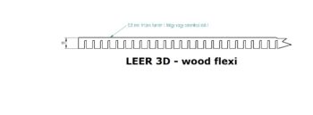 LEER 3D - wood flex ( tölgy )